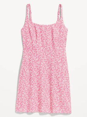 Old Navy Linen-Blend Cami Fit & Flare Dress size Small